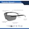 Ge Safety Glasses, Anti-Fog & Anti-Scratch, Smoke Lens, Black Frame GE201SAF - alternate 2